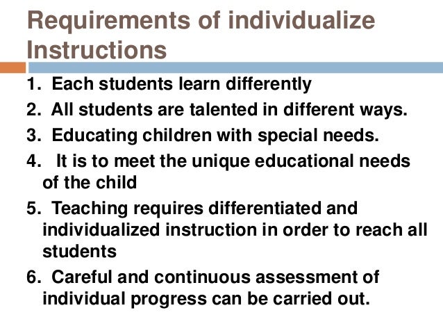 Revolutionizing Learning: The Power of Individualized&nbsp;Instruction