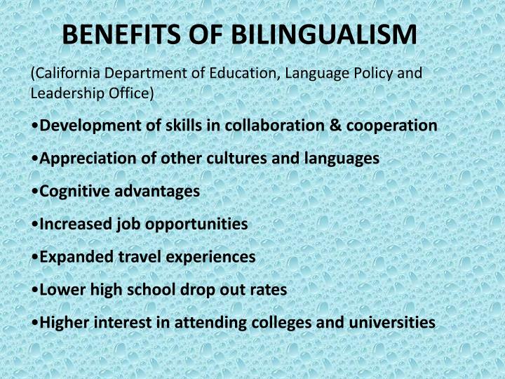Unlocking the Benefits of Bilingual Education for Students: Cognitive Development, Academic Performance, and Cultural Understanding