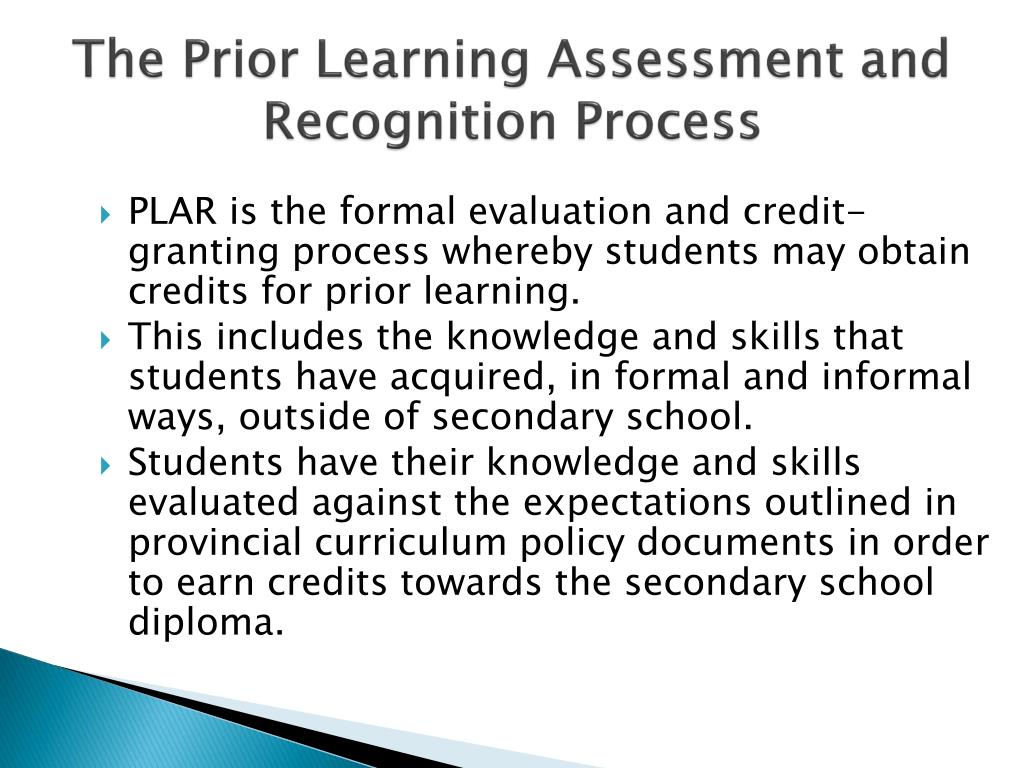 Unlock Your Potential: Prior Learning Assessment and Recognition (PLAR) Offers Pathway to Formal Education&nbsp;Recognition.