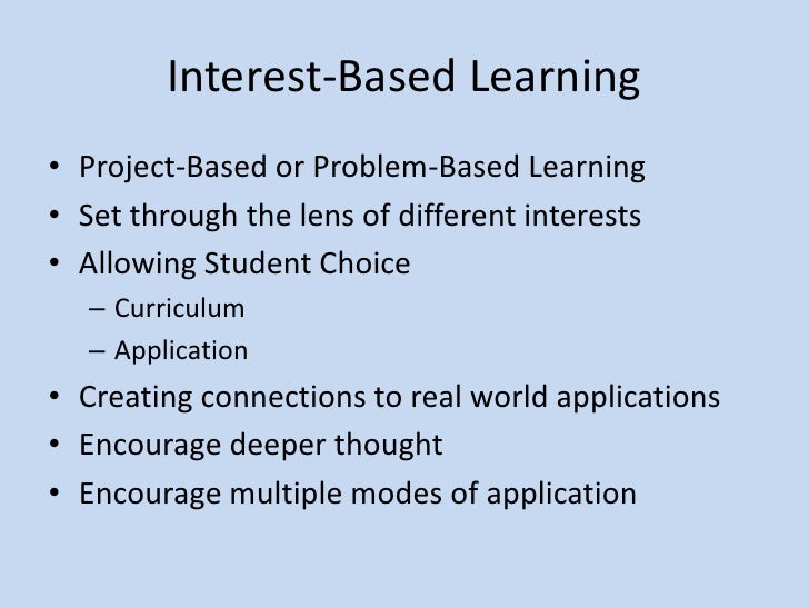 Nurturing a Love for Learning: The Power of Interest-Based Curriculum
