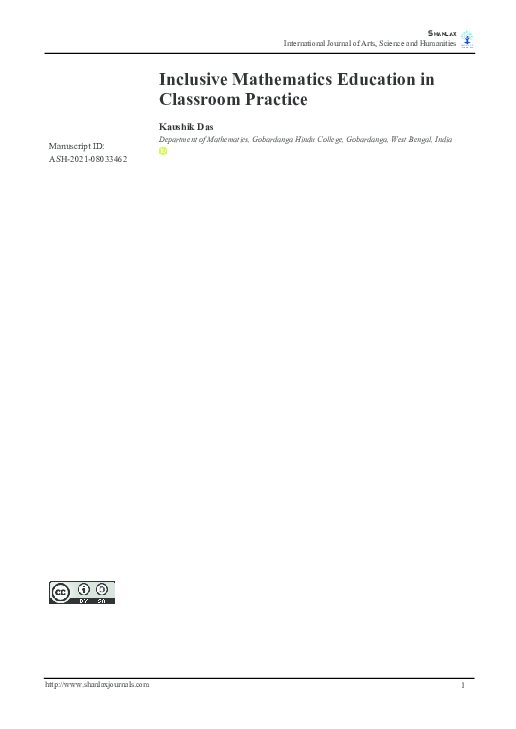 Revolutionizing Mathematics Education: Online Resources for Inclusivity and Social&nbsp;Justice