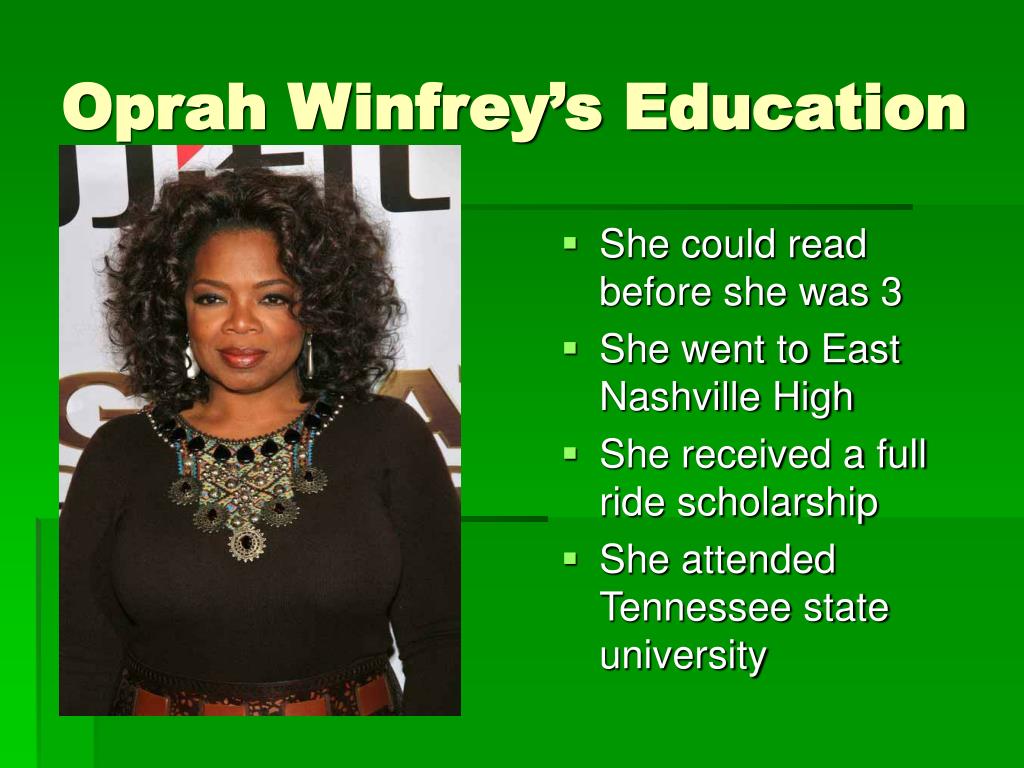 Oprah Winfrey: Empowering Through&nbsp;Education