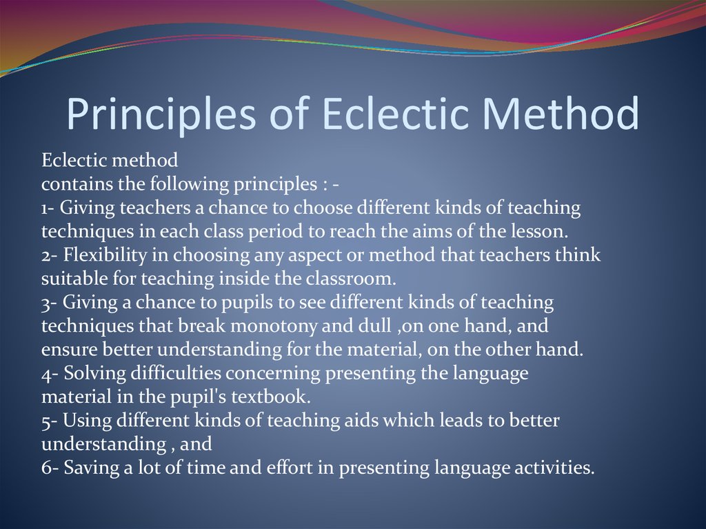Embracing Eclecticism: Personalized Learning for Every&nbsp;Student